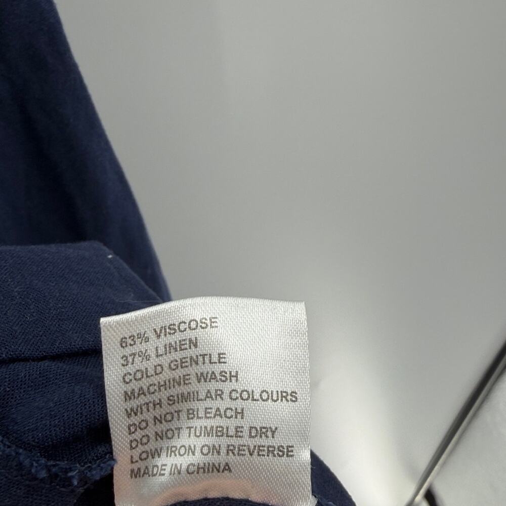 Haven Women's Sardinia Linen/Viscose Blend Maxi Dress - Riviera Blue - XS/S - Picture 7 of 9